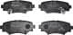 0986494803 Bosch Гальмівні колодки для Mazda 3