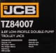 Домкрат JCB підкочуваний гідравлічний 3,5 т JCB-TZ84007