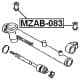 MZAB-083 Febest Подушка кермової рейки