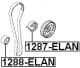 1288-ELAN Febest Обвідний ролик ременя ГРМ