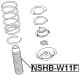 NSHB-W11F Febest Пыльник амортизатора для Nissan Avenir