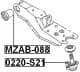 0220-S21 Febest Шарова опора для Mazda E-Series
