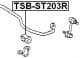 TSB-ST203R Febest Втулка стабілізатора