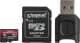 Карта памяти Kingston Canvas React Plus Kit microSDXC 64 ГБ с SD-адаптером