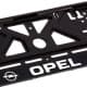 Рамка номерного знака Vitol UKR13 колір чорний на Opel