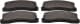 0 986 466 601 Bosch Тормозные колодки