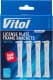 Комплект рамок номерного знака Vitol VRNK1303 белый