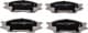 PA-150AF Japanparts Тормозные колодки для Nissan Almera
