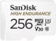 Карта пам’яті SanDisk High Endurance microSDXC 256 ГБ з SD-адаптером