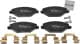 P 85 121 Brembo Тормозные колодки