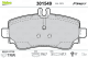 301549 Valeo Тормозные колодки для Mercedes A-Class