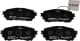 0986494793 Bosch Тормозные колодки для Mazda 6