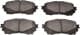 0986494793 Bosch Тормозные колодки для Mazda 6