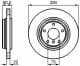 0 986 478 975 Bosch Тормозной диск для BMW 3 Series