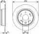 0 986 479 505 Bosch Гальмівний диск