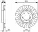 0 986 479 B11 Bosch Тормозной диск для Ford Transit