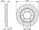 0 986 479 605 Bosch Тормозной диск