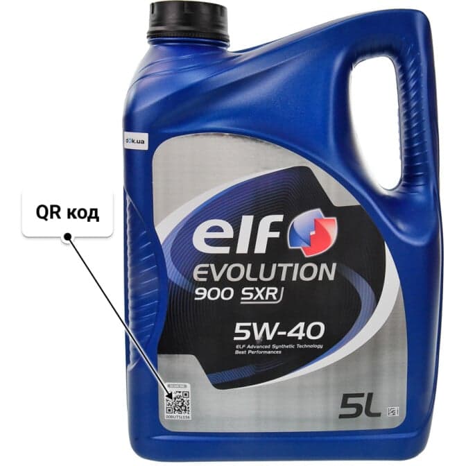 Elf Evolution 900 SXR 5W-40 (5 л) моторное масло 5 л