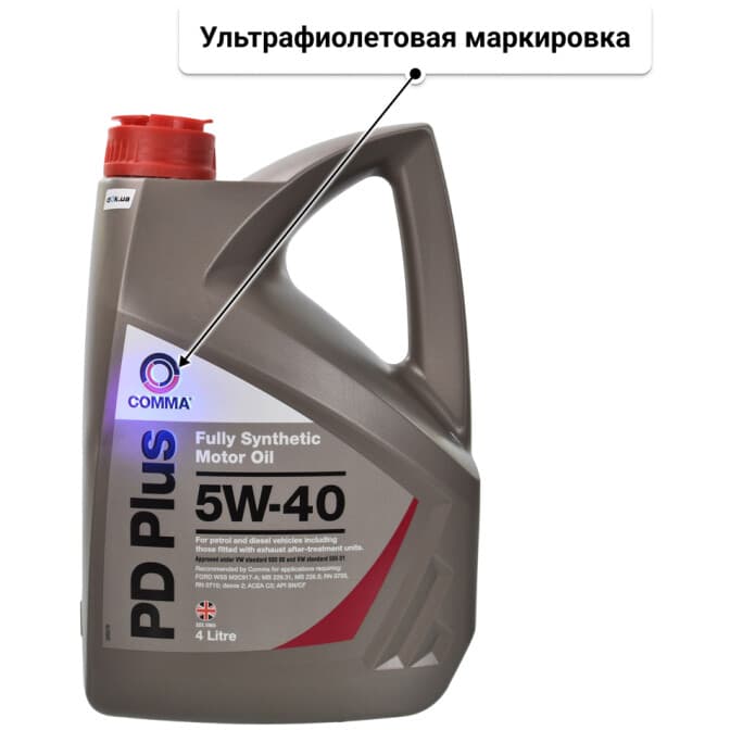 Comma PD Plus 5W-40 (4 л) моторное масло 4 л