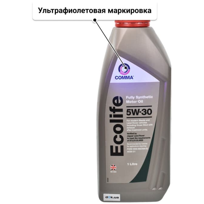 Comma Ecolife 5W-30 (1 л) моторное масло 1 л