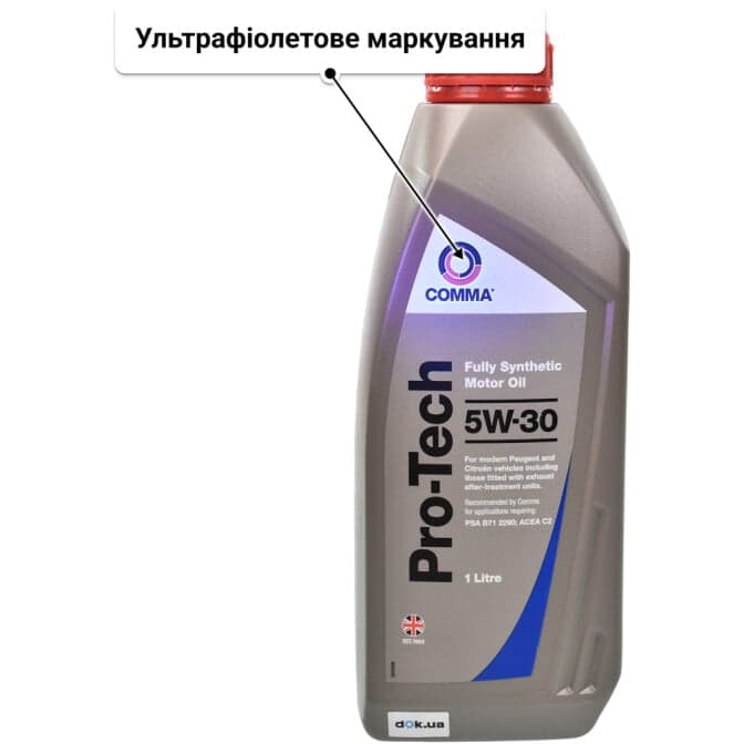 Comma Pro-Tech 5W-30 (1 л) моторна олива 1 л
