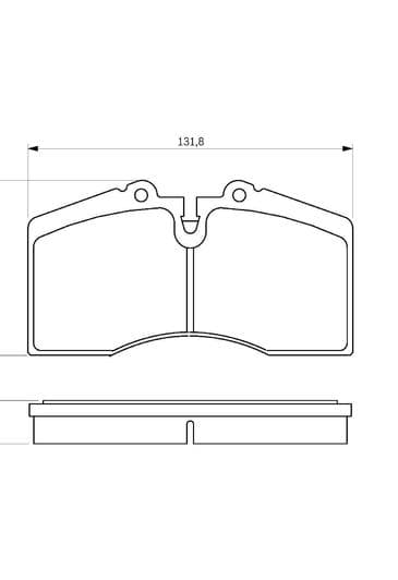 0 986 424 119 Bosch Тормозные колодки