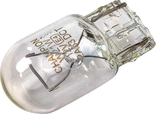 Автолампа Champion W21W W3x16d 21 W прозрачная cbm57s