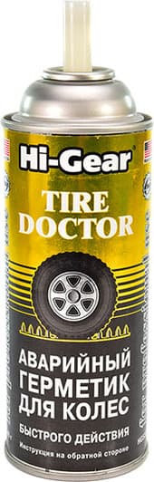 Hi-Gear Tire Doctor (без шланга) герметик белый (340 г)
