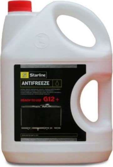 Starline G12+ червоний -40 °C, 4 л готовий антифриз