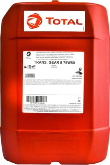Total Gear 8 GL-4+ 75W-80, 20 л (201301) трансмиссионное масло