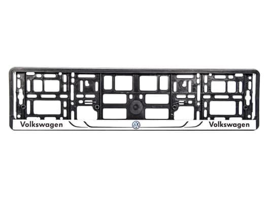 Рамка номерного знака Winso 000201 колір чорний на Volkswagen