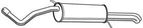 Глушник вихлопних газів кінцевий Глушник вихлопних газів кінцевий