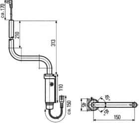 Кронштейн наружного зеркала Behr Hella 8HG 561 107-112 Кронштейн наружного зеркала Behr Hella 8HG 561 107-112