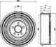 94015000 Textar Гальмівний барабан