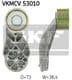 VKMCV 53010 SKF Обвідний ролик поліклинового ременя
