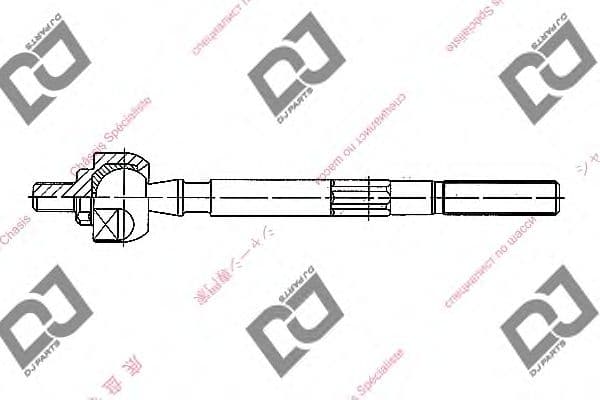DR1106 DJ Parts Кермова тяга для Honda CR-V