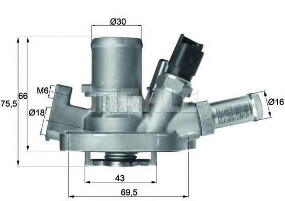 TI 151 80 Behr Hella Термостат
