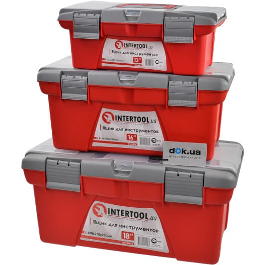 Комплект ящиков для инструментов Intertool BX-0403 3 шт.
