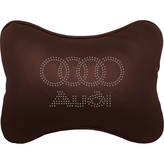 Подушка-підголовник StatusCASE коричнева Audi ap0011602