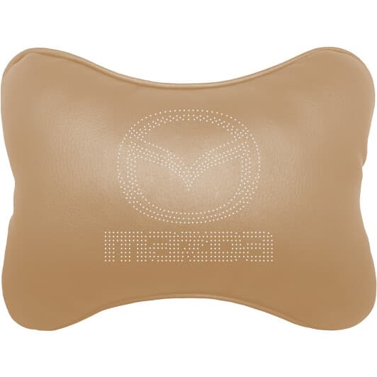 Подушка-підголовник StatusCASE бежева Mazda ap007602