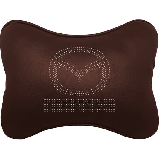 Подушка-підголовник StatusCASE коричнева Mazda ap007802