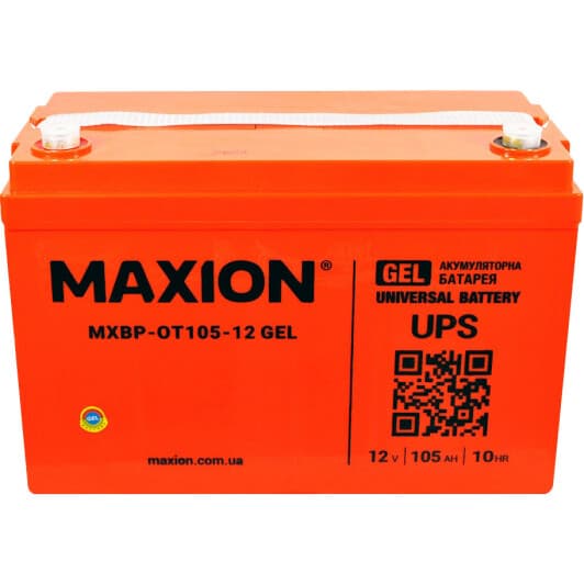 Аккумулятор для ибп Maxion MXBPOT10512DGEL 105 Ач 12 В
