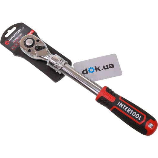 Трещотка Intertool ET-8006 телескопическая 1/2" 72 зубца 330 мм