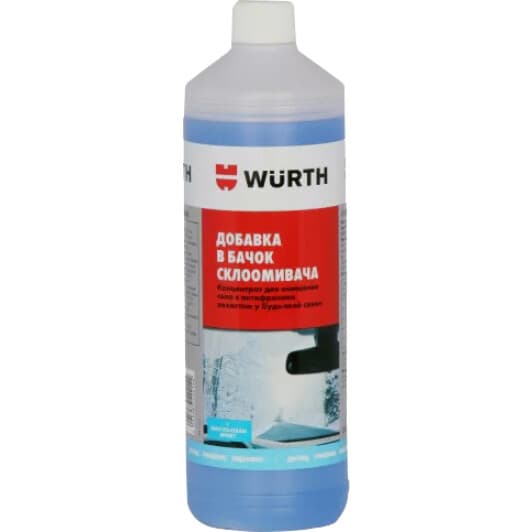 Концентрат омывателя Würth Screenwash Additive Plus зимний -63 °С лимон (1 л)