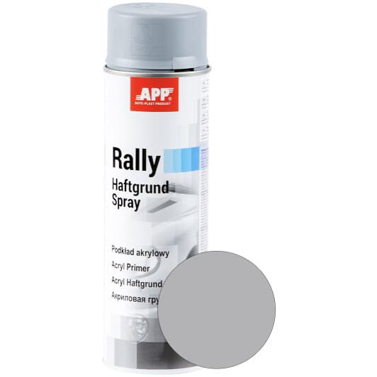 Аэрозольная краска App Rally Haftgrund Spray серая 600 мл