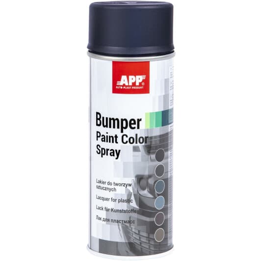 Лак аэрозольный App Bumper Paint темный антрацит матовый (400 мл)