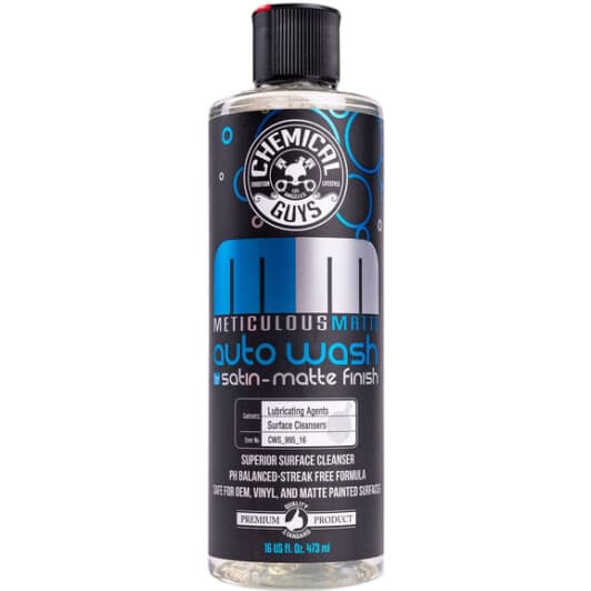 Автошампунь Chemical Guys Meticulous Matte Auto Wash (473 мл)