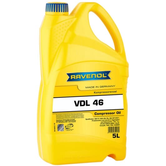 Олива компресорна Ravenol Kompressorenoel VDL 46 (5 л)