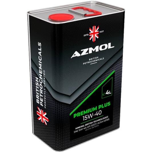 Azmol Premium Plus 15W-40 (4 л) моторна олива