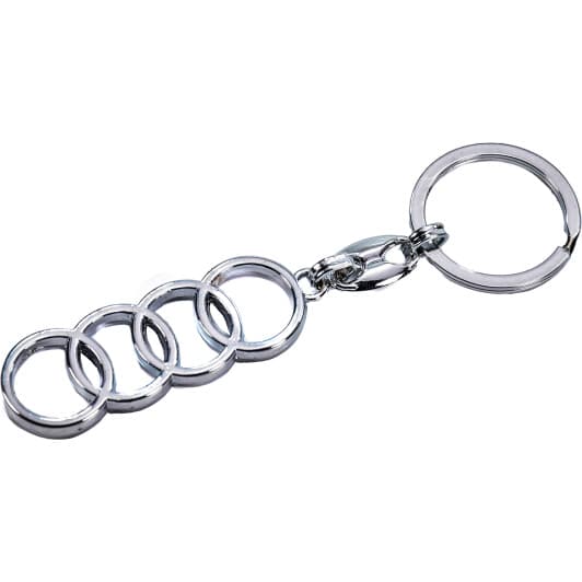 Брелок AutoTechteile з логотипом Audi сірий AU3